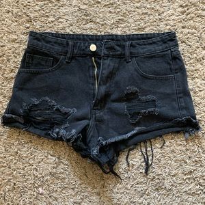 Ripped shorts